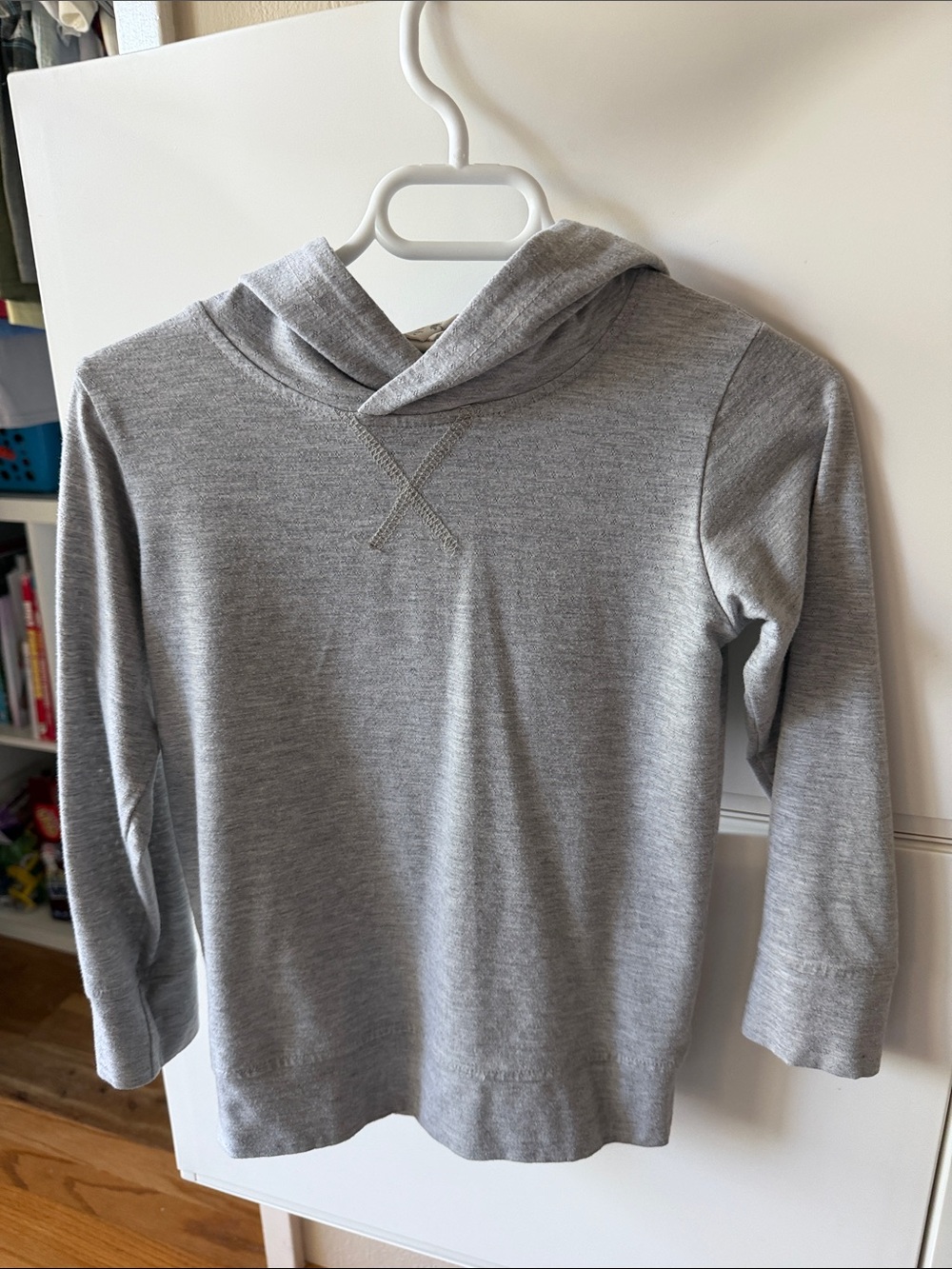 kate quinn Light Gray Kids Hooded Sweatshirt